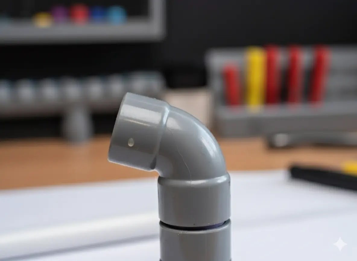 Assemblage d'un raccord pvc