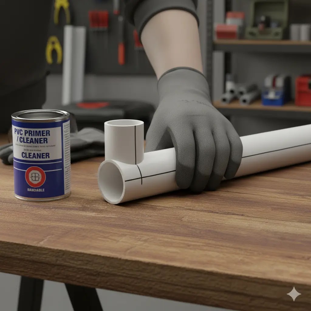 Test à blanc et marquage tube pvc